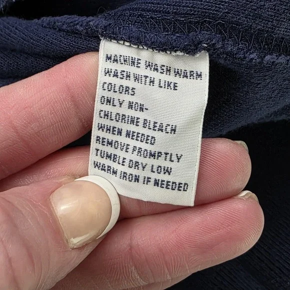 Polo Ralph Lauren Sweatshirt Mens 2XL Blue Zip Fleece Mock Neck Big Pony Logo - Picture 5 of 9